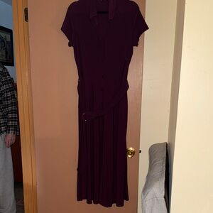 Fashion Nova Deep Purple Maxi Dress